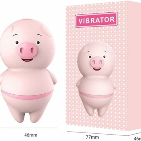 Pig Licking Vibrator Tongue Oral Sex Clitoral & Nipple Simulator