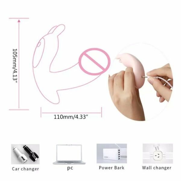 Wireless Women G-Spot Vibrator Wearable Massager Stimulator S75 - Image 5