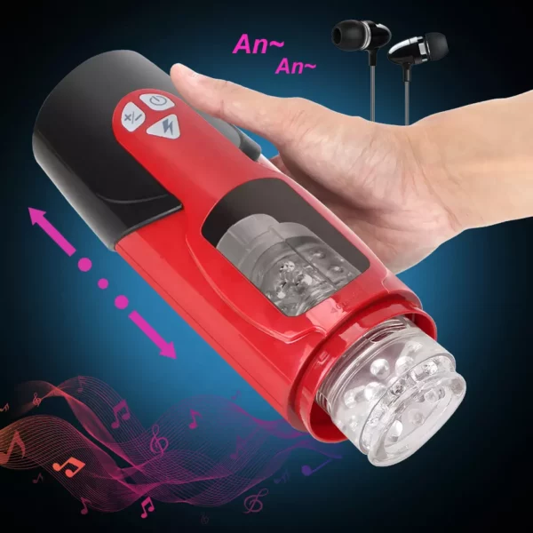 Auto Rotation Male UP/DOWN Voice Real Vagina Sex Toy - 93 - Image 5