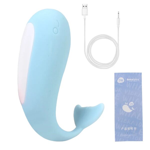 Phone App Controlled Whale Vibrating Egg Sex Toy