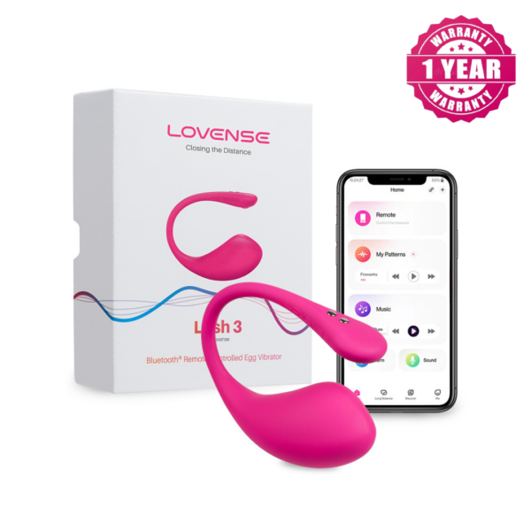 Lovense Lush 3 App Controlled Egg Vibrator [Authorized Reseller]