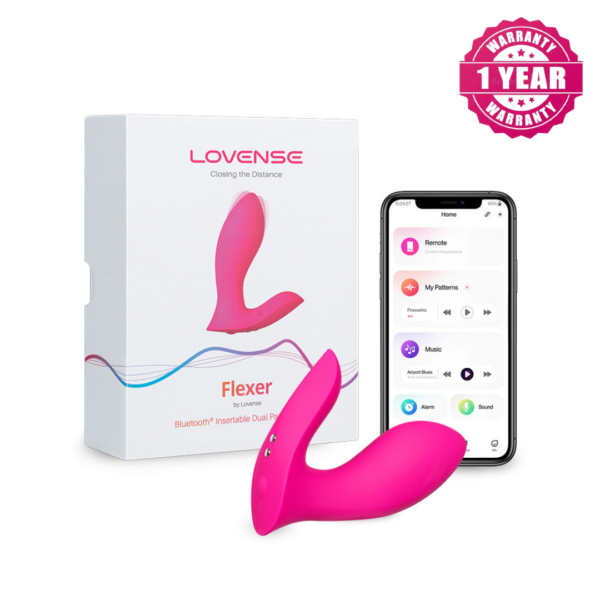 Lovense Flexer Insertable Dual Panties Vibrator [Authorized Reseller]